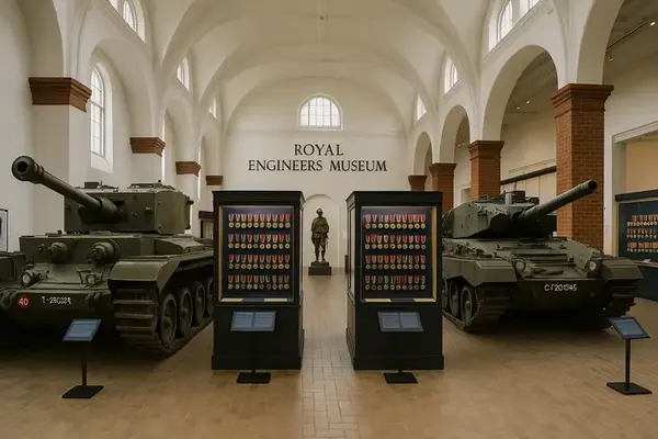 Interior of the Royal Engineers Museum